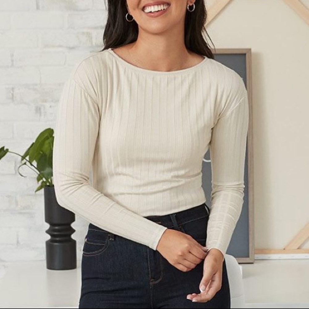 RW&CO Long Sleeve Boatneck Shirt